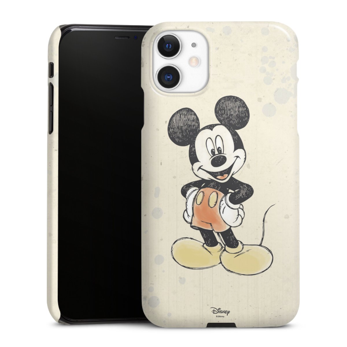 iPhone 11 Handy Premium Case Smartphone Handyhülle Schutzhülle glänzend Water Colour Mickey & Minnie Mouse Official Licensed Product Premium Case