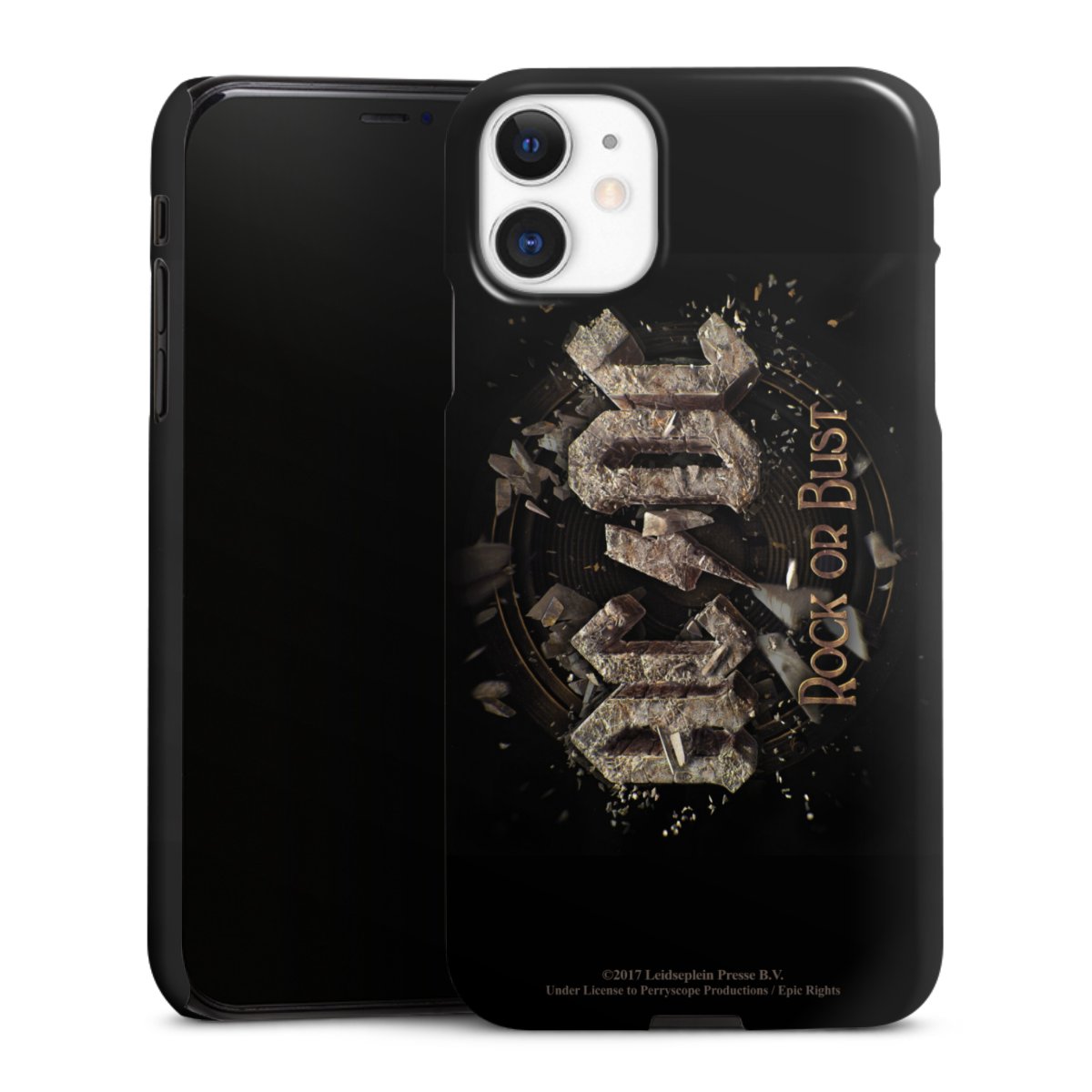 iPhone 11 Handy Premium Case Smartphone Handyhülle Schutzhülle glänzend Acdc Official Licensed Product Rock Or Bust Premium Case