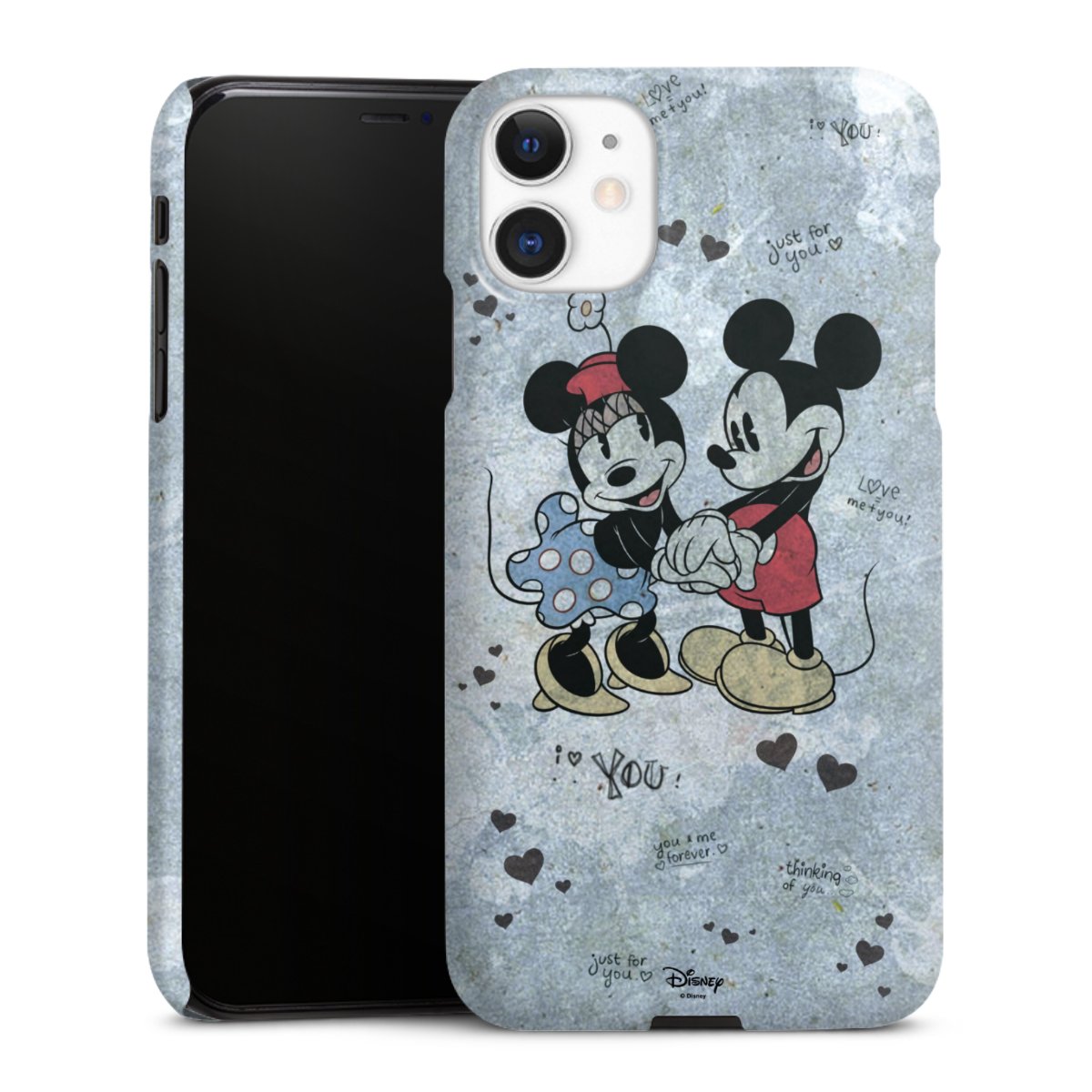 iPhone 11 Handy Premium Case Smartphone Handyhülle Schutzhülle glänzend Mickey & Minnie Mouse Vintage Disney Premium Case