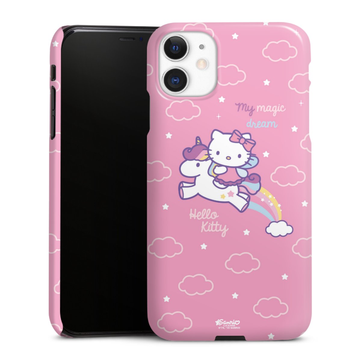 iPhone 11 Handy Premium Case Smartphone Handyhülle Schutzhülle glänzend Einhorn Official Licensed Product Hello Kitty Premium Case