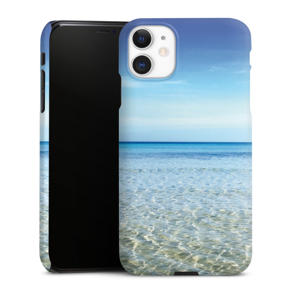 iPhone 11 Handy Premium Case Smartphone Handyhülle Schutzhülle matt Urlaub Sky Ocean Premium Case