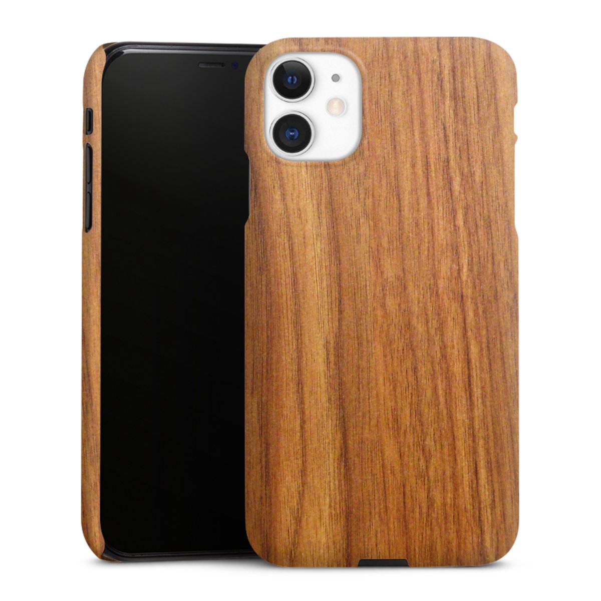 iPhone 11 Handy Premium Case Smartphone Handyhülle Schutzhülle matt Wood Larch Wooden Look Premium Case