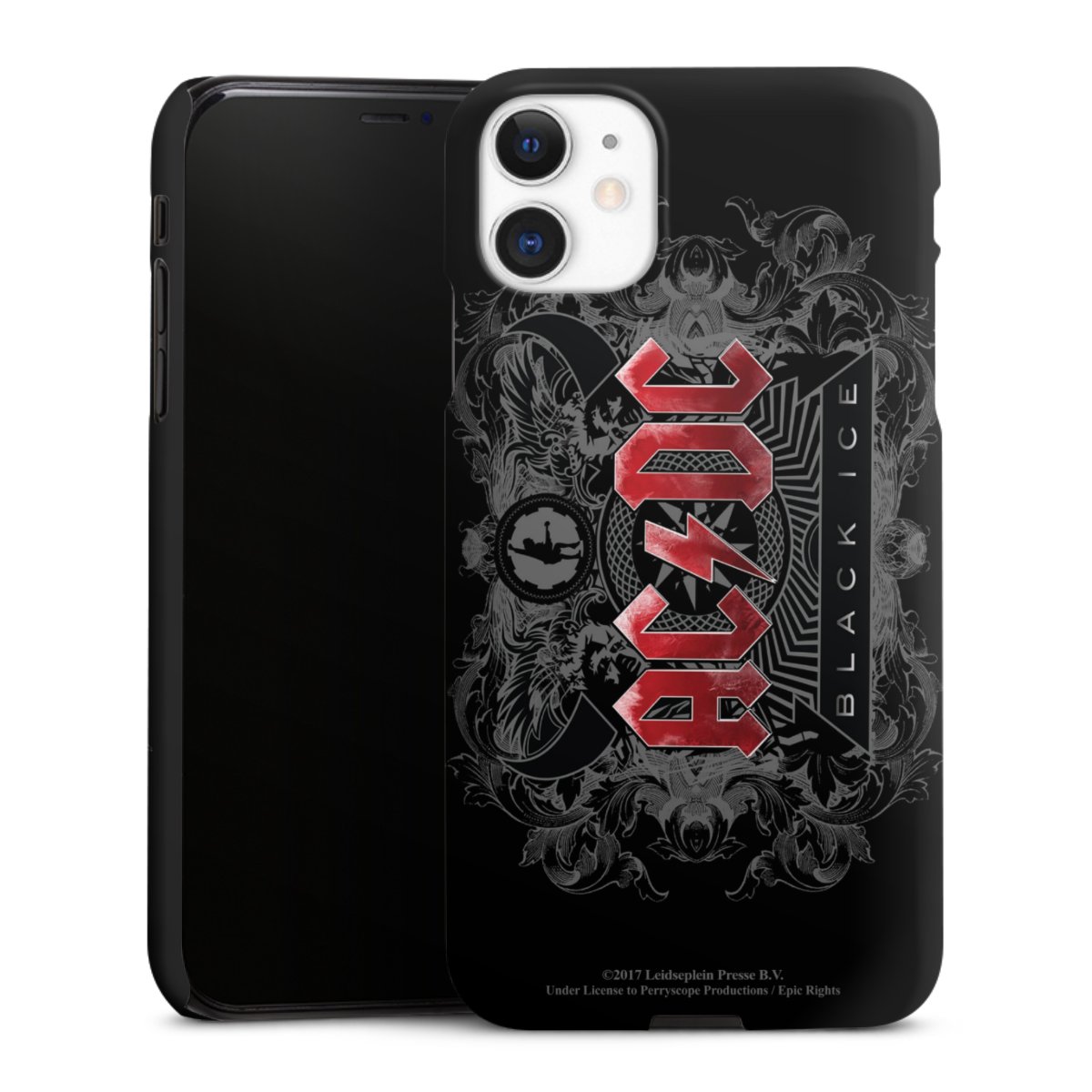 iPhone 11 Handy Premium Case Smartphone Handyhülle Schutzhülle matt Merchandise Black Ice Acdc Premium Case