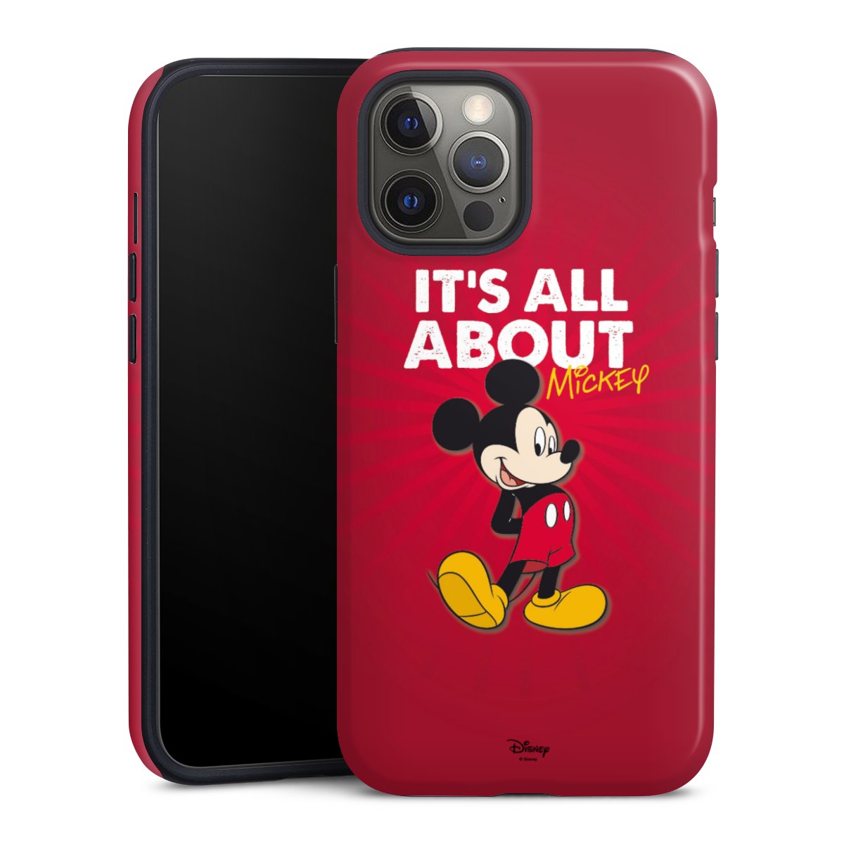 iPhone 12 Pro Max Handy Panzer Handyhülle robuste Outdoor Hülle Schutzhülle glänzend Mouse Disney Official Licensed Product Tough Case