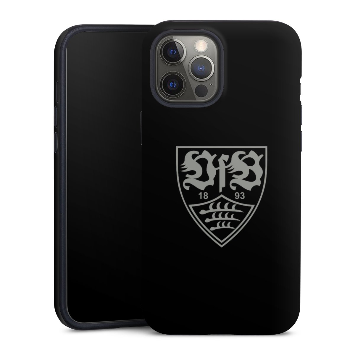 iPhone 12 Pro Max Handy Panzer Handyhülle robuste Outdoor Hülle Schutzhülle matt Official Licensed Product Vfb Stuttgart Tough Case