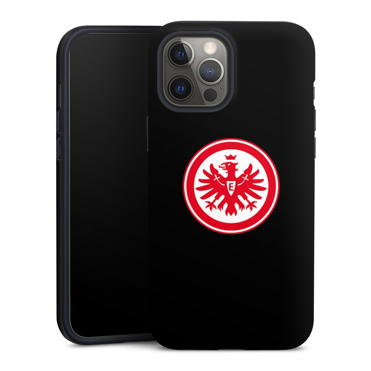 iPhone 12 Pro Max Handy Panzer Handyhülle robuste Outdoor Hülle Schutzhülle matt Sge Eintracht Frankfurt Eagle Tough Case