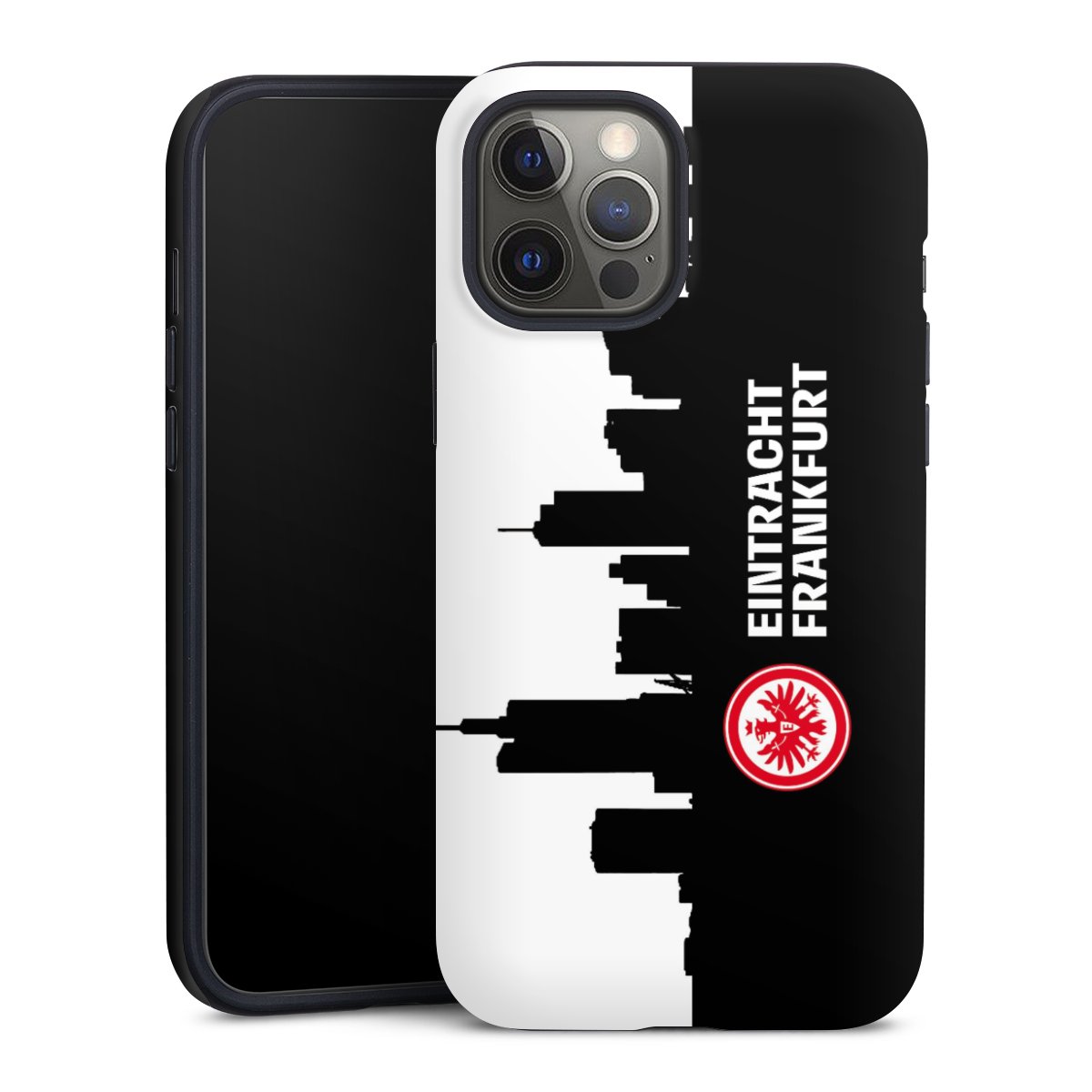 iPhone 12 Pro Max Handy Panzer Handyhülle robuste Outdoor Hülle Schutzhülle matt Eintracht Frankfurt Official Licensed Product Sge Tough Case