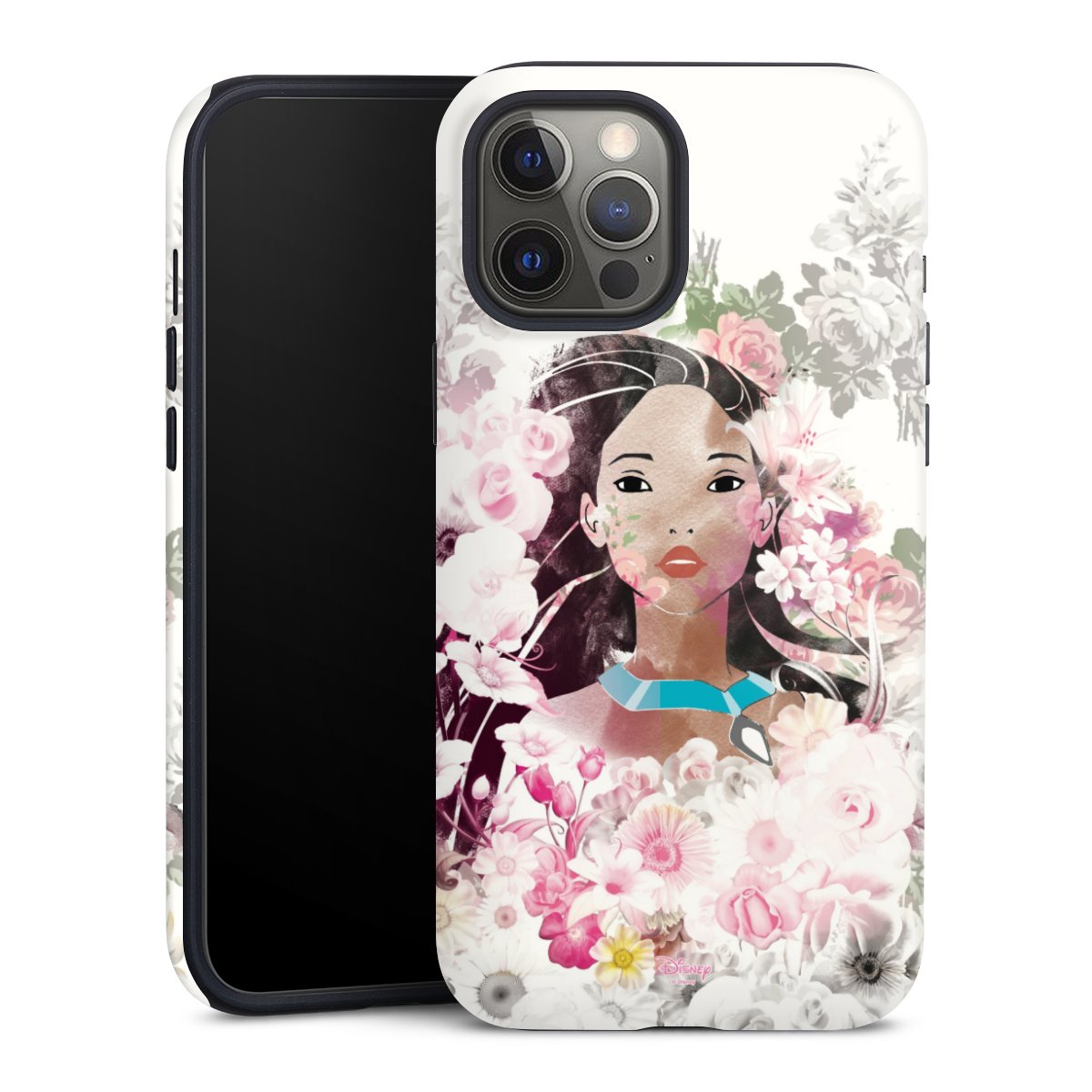 iPhone 12 Pro Max Handy Panzer Handyhülle robuste Outdoor Hülle Schutzhülle matt Official Licensed Product Disney Pocahontas Tough Case