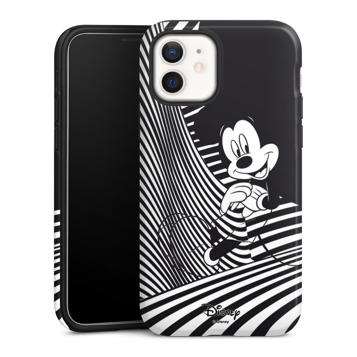 iPhone 12 mini Handy Panzer Handyhülle robuste Outdoor Hülle Schutzhülle glänzend Disney Official Licensed Product Mickey Mouse Tough Case