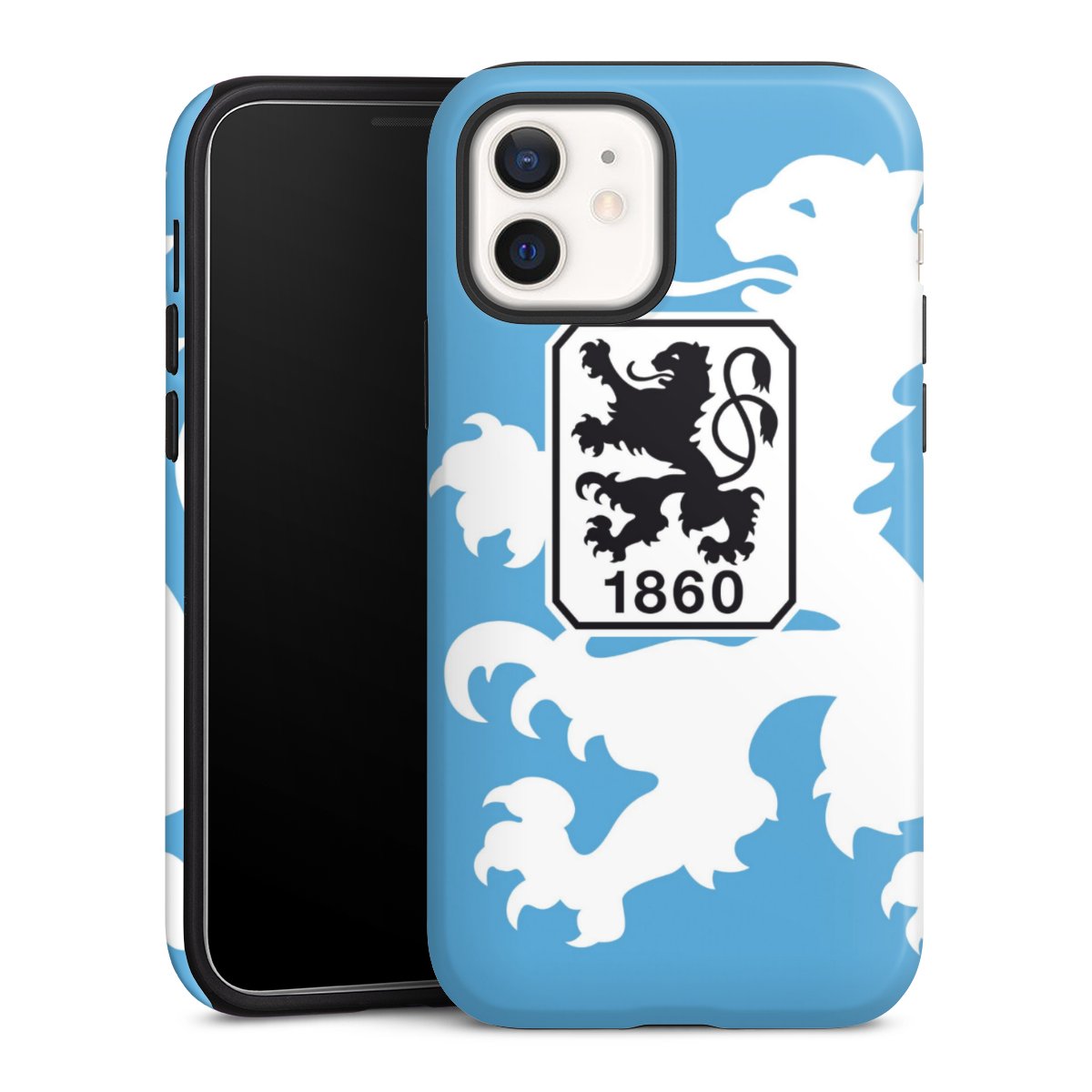 iPhone 12 mini Handy Panzer Handyhülle robuste Outdoor Hülle Schutzhülle glänzend Coat Of Arms Official Licensed Product Tough Case