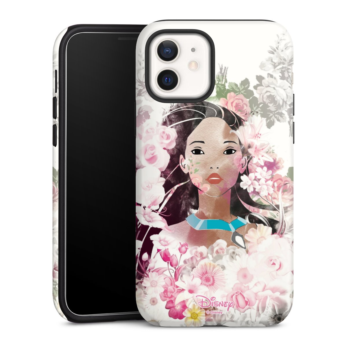 iPhone 12 mini Handy Panzer Handyhülle robuste Outdoor Hülle Schutzhülle glänzend Pocahontas Official Licensed Product Disney Tough Case