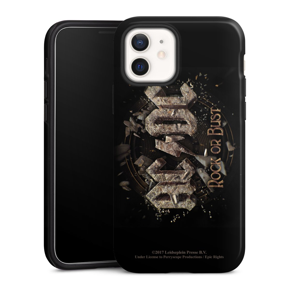 iPhone 12 mini Handy Panzer Handyhülle robuste Outdoor Hülle Schutzhülle glänzend Acdc Official Licensed Product Rock Or Bust Tough Case