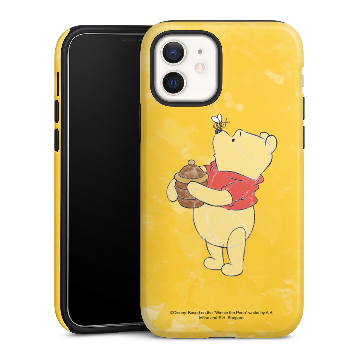 iPhone 12 mini Handy Panzer Handyhülle robuste Outdoor Hülle Schutzhülle glänzend Official Licensed Product Winnie The Pooh Disney Tough Case