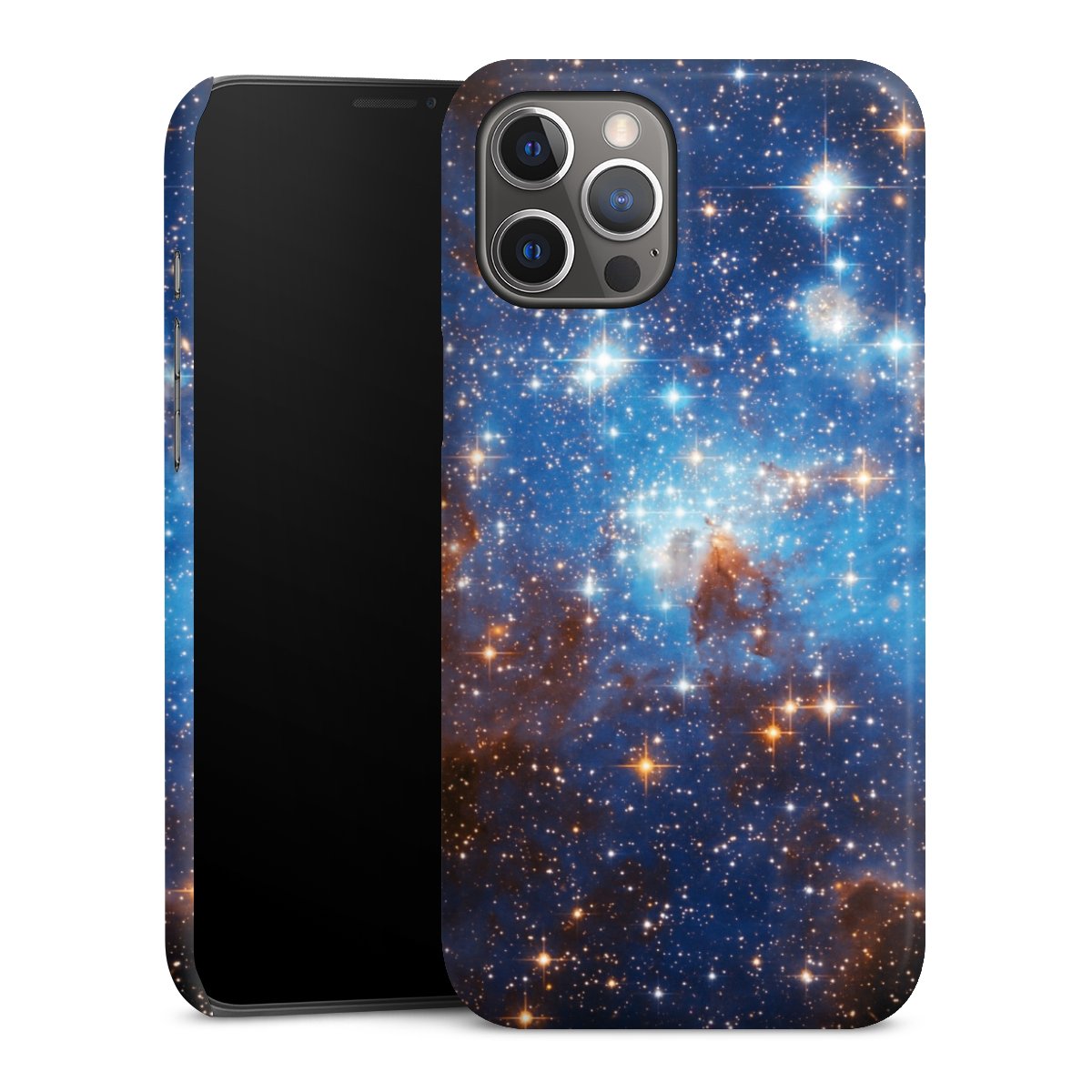 iPhone 12 Pro Max Handy Premium Case Smartphone Handyhülle Schutzhülle glänzend Star Weltall Galaxy Premium Case