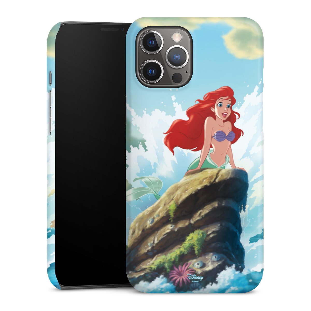 iPhone 12 Pro Max Handy Premium Case Smartphone Handyhülle Schutzhülle glänzend Mermaid Arielle Die Meerjungfrau Official Licensed Product Premium Case