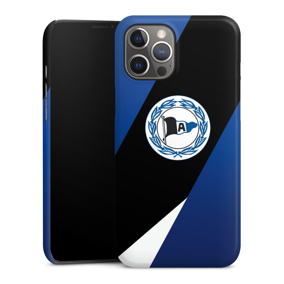 iPhone 12 Pro Max Handy Premium Case Smartphone Handyhülle Schutzhülle glänzend Official Licensed Product Arminia Bielefeld Dsc Premium Case