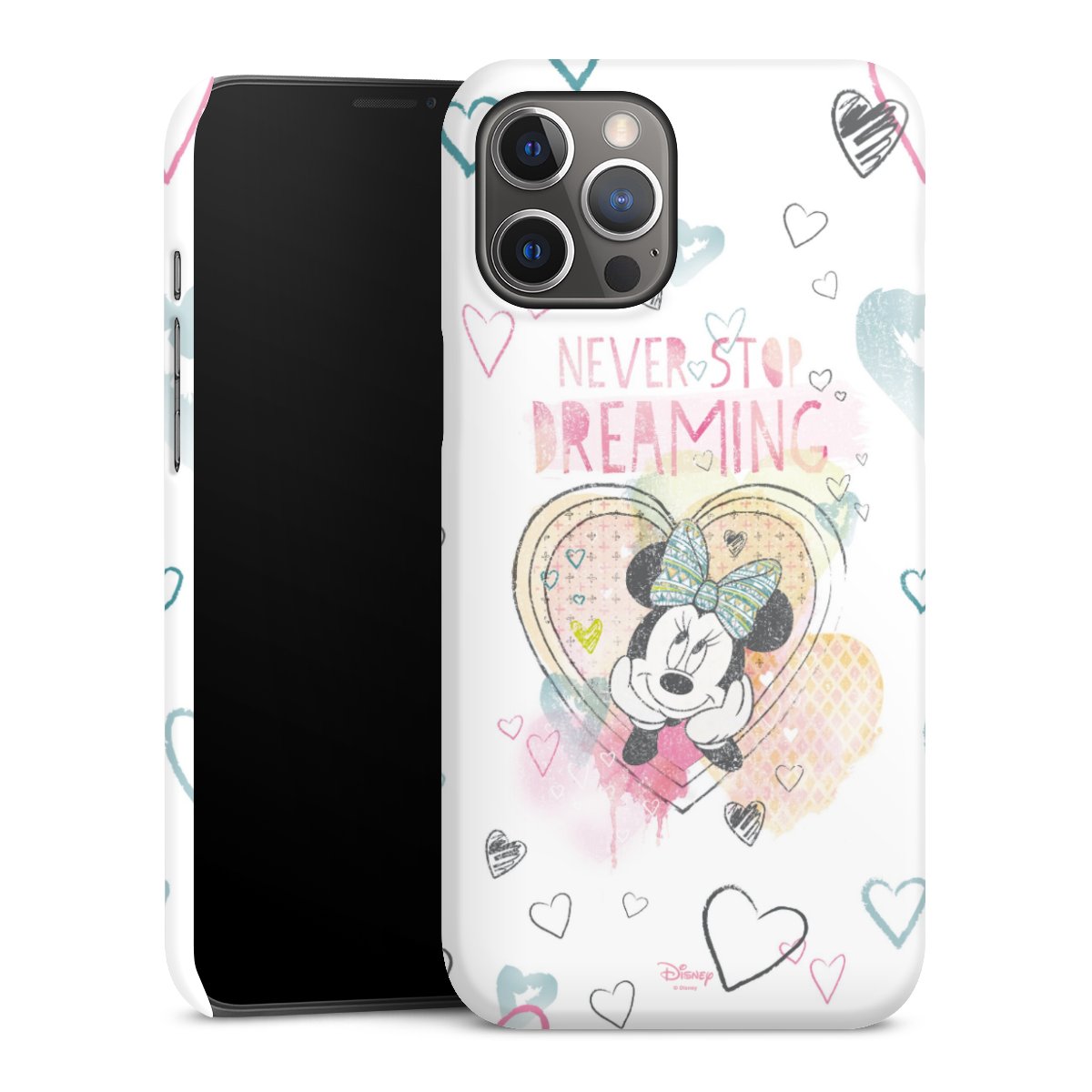 iPhone 12 Pro Max Handy Premium Case Smartphone Handyhülle Schutzhülle glänzend Disney Official Licensed Product Minnie Mouse Premium Case