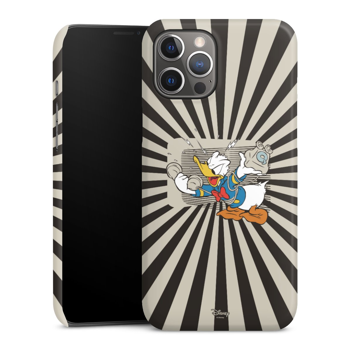 iPhone 12 Pro Max Handy Premium Case Smartphone Handyhülle Schutzhülle glänzend Donald Duck Disney Official Licensed Product Premium Case