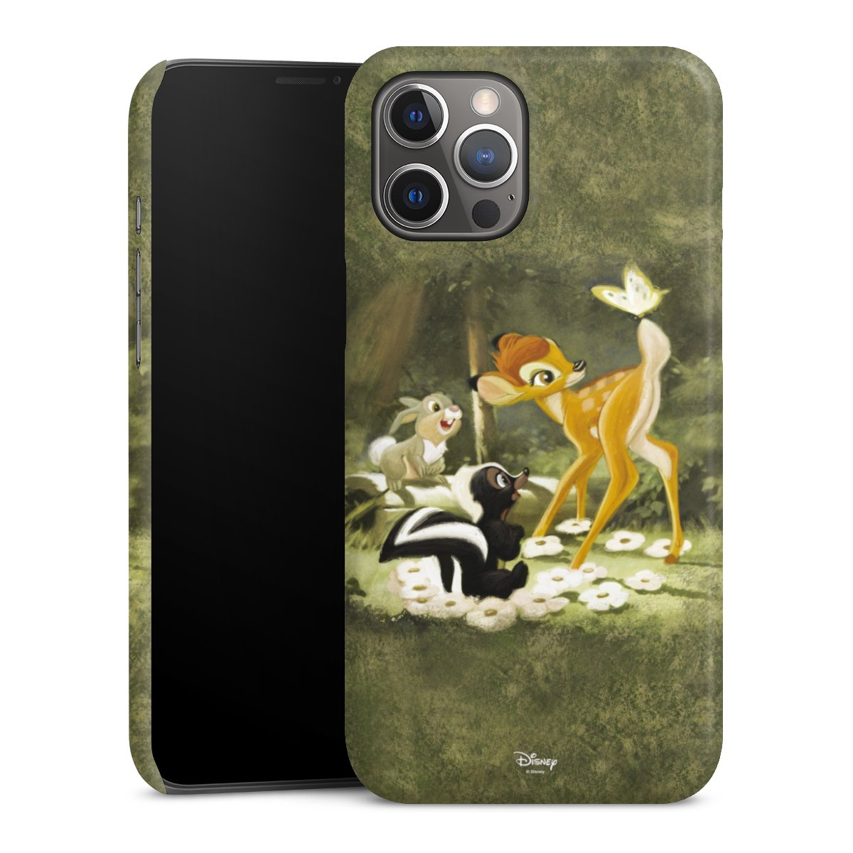 iPhone 12 Pro Max Handy Premium Case Smartphone Handyhülle Schutzhülle glänzend Disney Official Licensed Product Bambi Premium Case