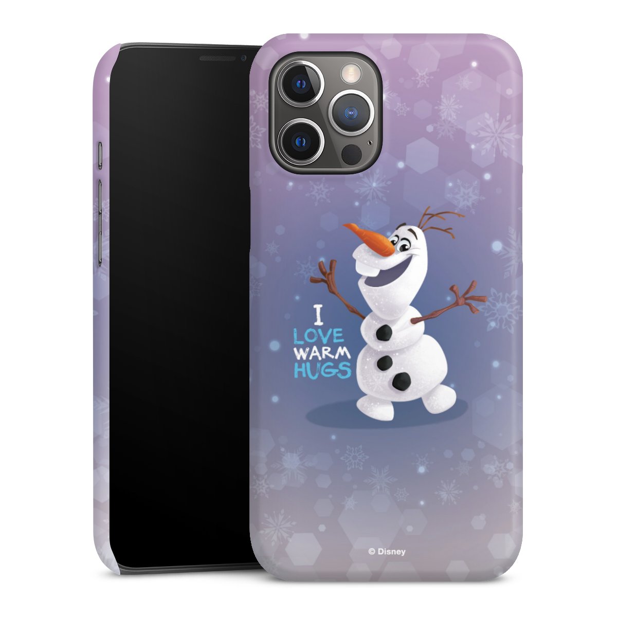 iPhone 12 Pro Max Handy Premium Case Smartphone Handyhülle Schutzhülle glänzend Frozen Frozen Olaf Official Licensed Product Premium Case