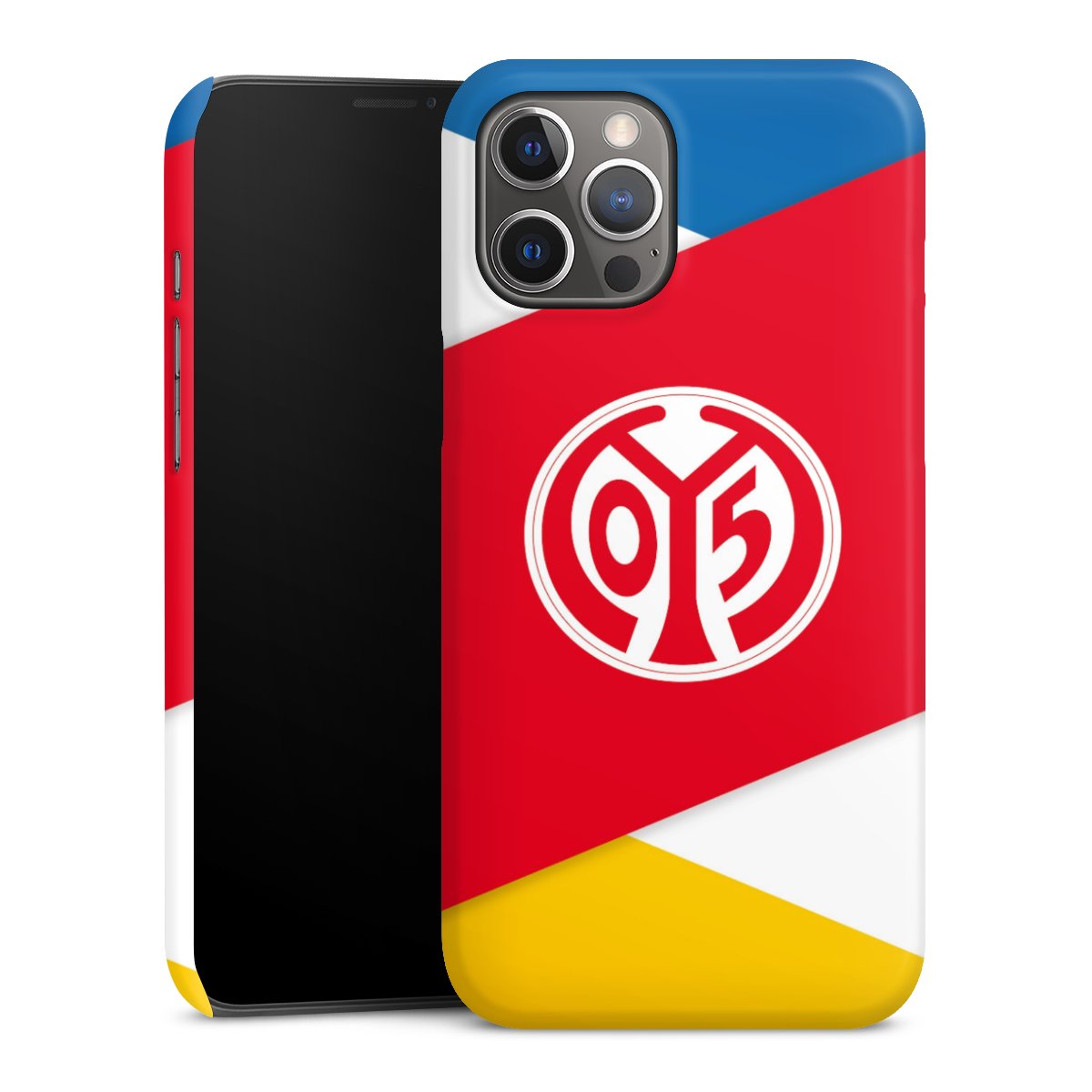 iPhone 12 Pro Max Handy Premium Case Smartphone Handyhülle Schutzhülle glänzend Official Licensed Product Soccer 1. Fsv Mainz 05 E.V. Premium Case