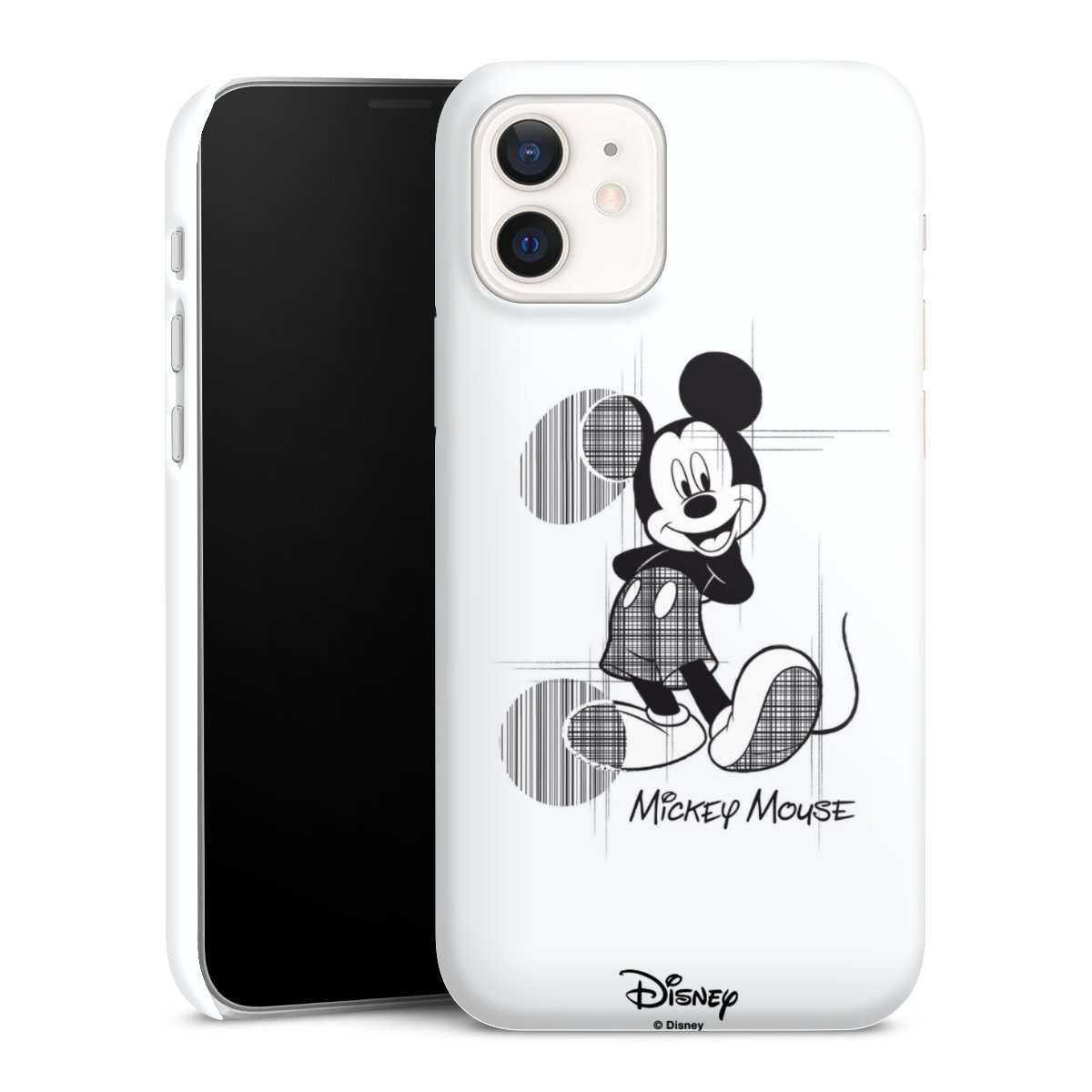 iPhone 12 Handy Premium Case Smartphone Handyhülle Schutzhülle glänzend Disney Official Licensed Product Mickey Mouse Premium Case