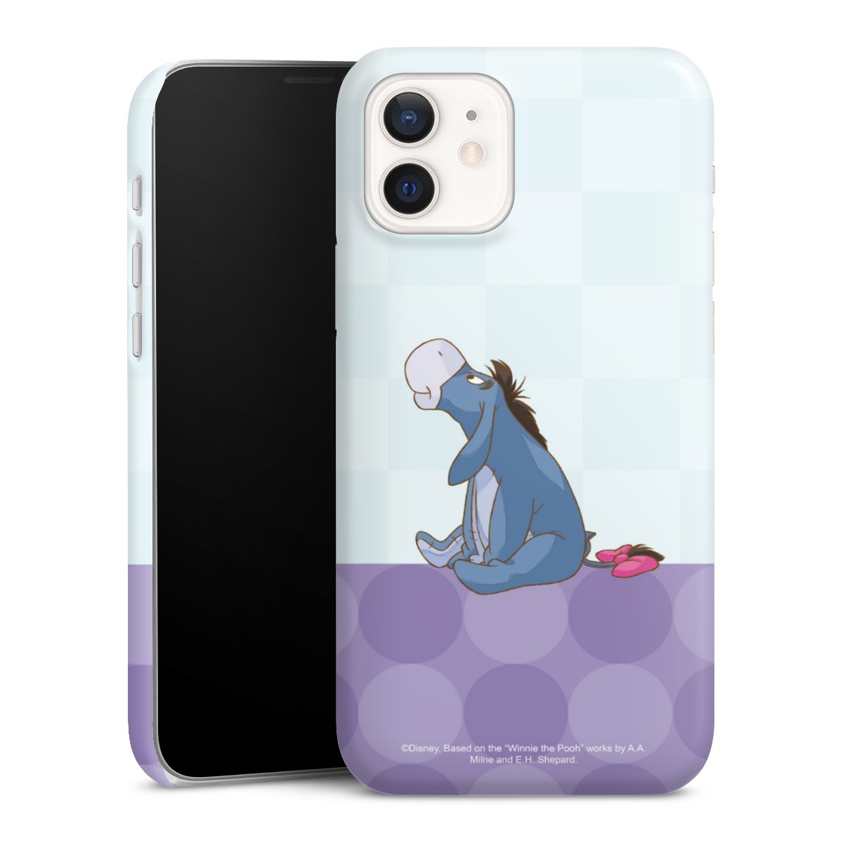 iPhone 12 Handy Premium Case Smartphone Handyhülle Schutzhülle glänzend Disney Donkey Winnie The Pooh Premium Case