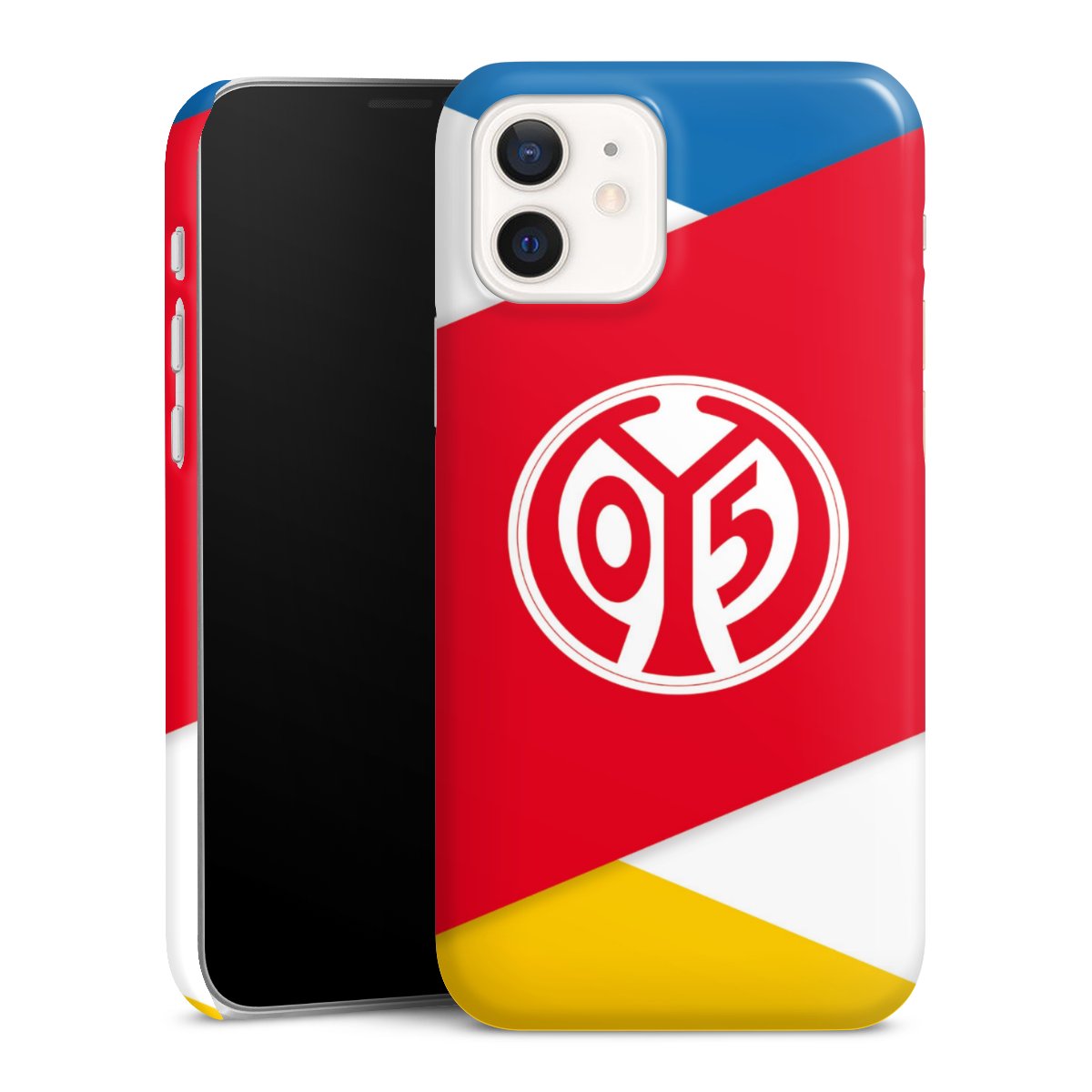 iPhone 12 Handy Premium Case Smartphone Handyhülle Schutzhülle glänzend Official Licensed Product Soccer 1. Fsv Mainz 05 E.V. Premium Case