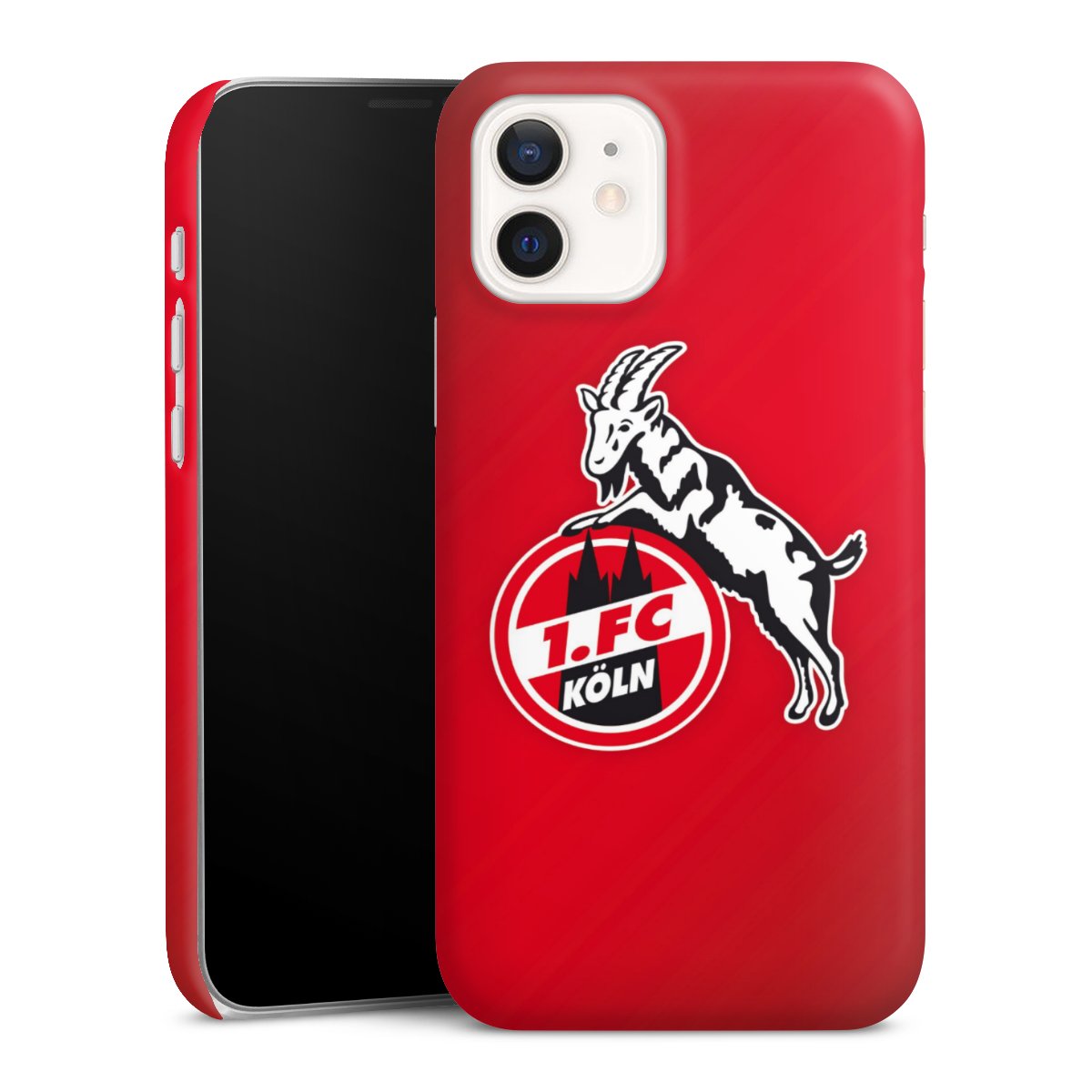 iPhone 12 Handy Premium Case Smartphone Handyhülle Schutzhülle matt Official Licensed Product Effzeh 1. Fc Köln Premium Case