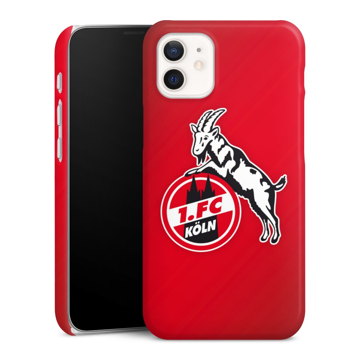 iPhone 12 mini Handy Premium Case Smartphone Handyhülle Schutzhülle glänzend Official Licensed Product Effzeh 1. Fc Köln Premium Case