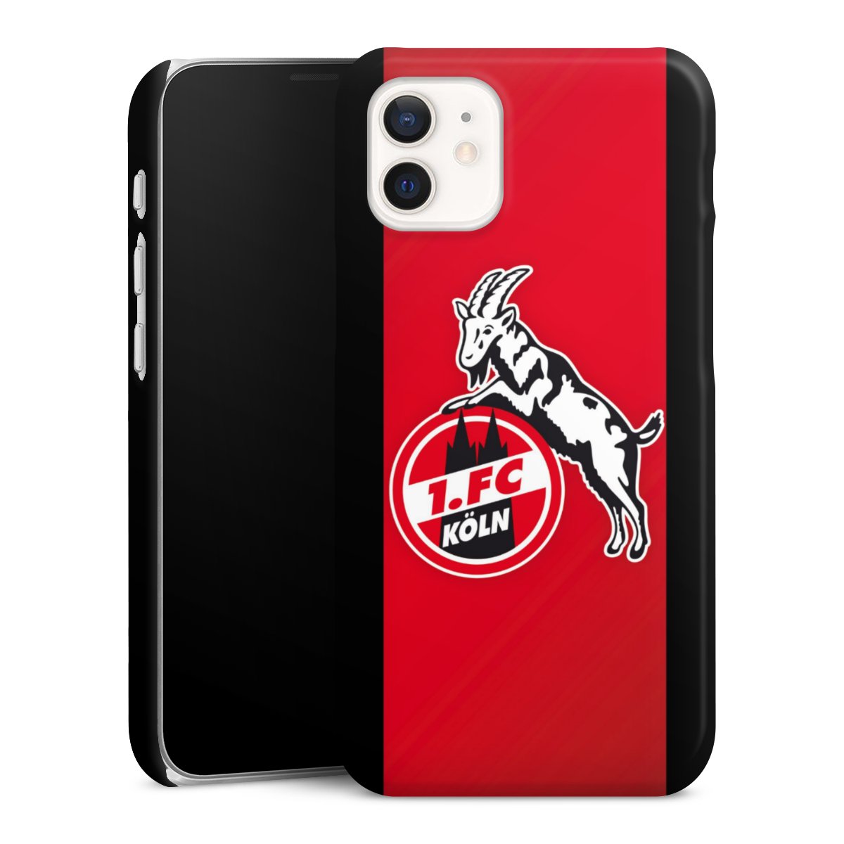 iPhone 12 mini Handy Premium Case Smartphone Handyhülle Schutzhülle glänzend Official Licensed Product Billy Goat Hennes 1. Fc Köln Premium Case