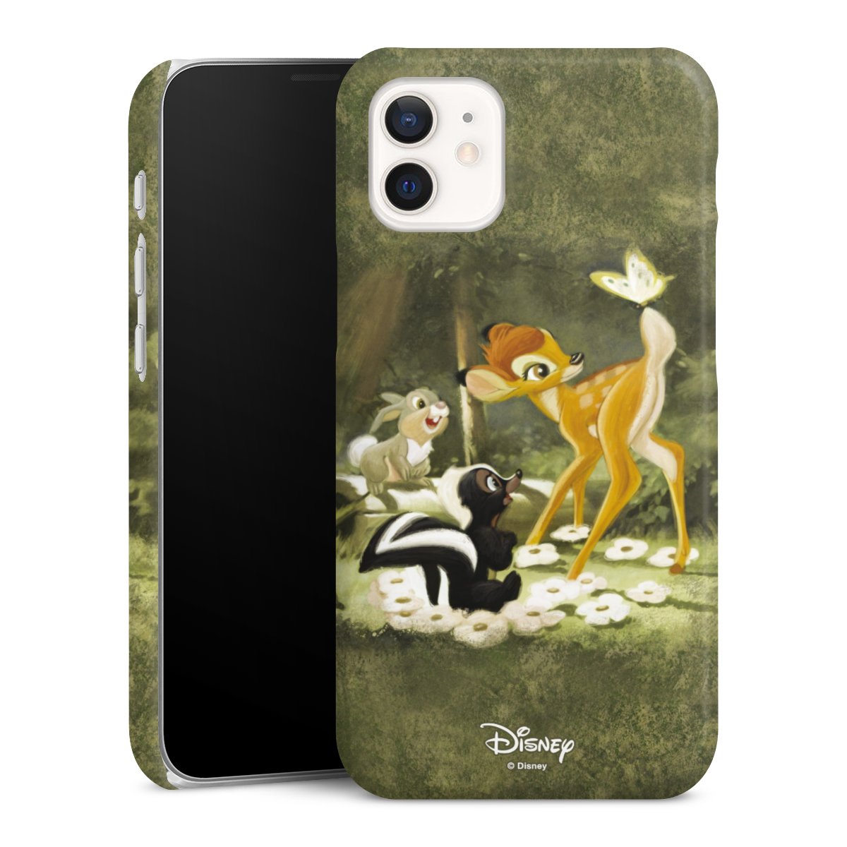 iPhone 12 mini Handy Premium Case Smartphone Handyhülle Schutzhülle glänzend Disney Official Licensed Product Bambi Premium Case