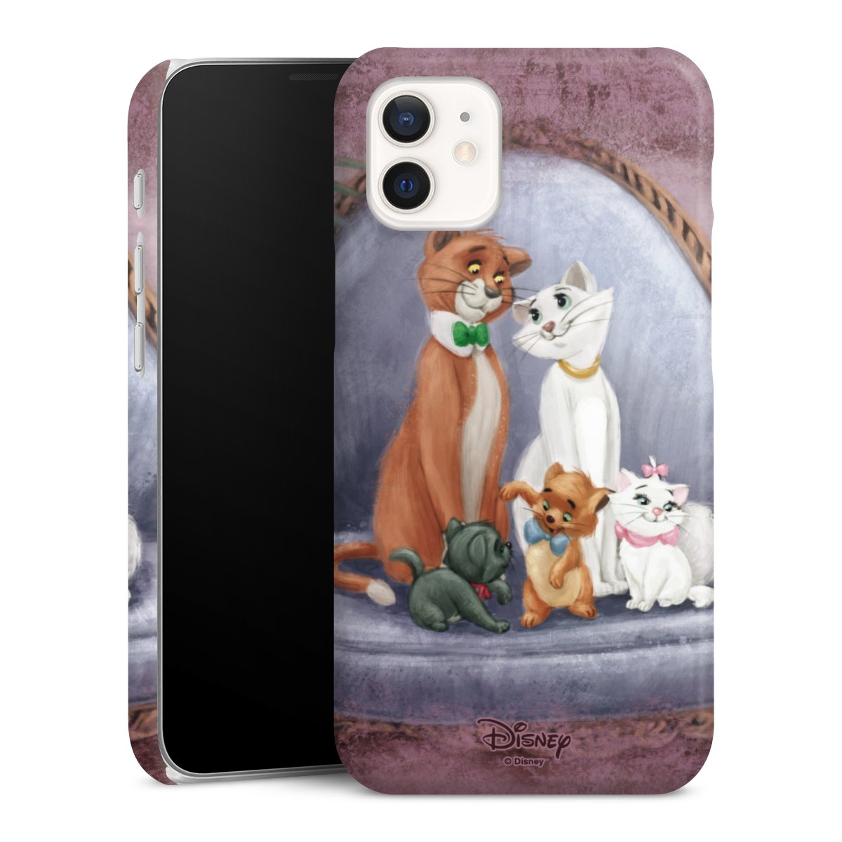 iPhone 12 mini Handy Premium Case Smartphone Handyhülle Schutzhülle glänzend Official Licensed Product Disney Aristocats Premium Case