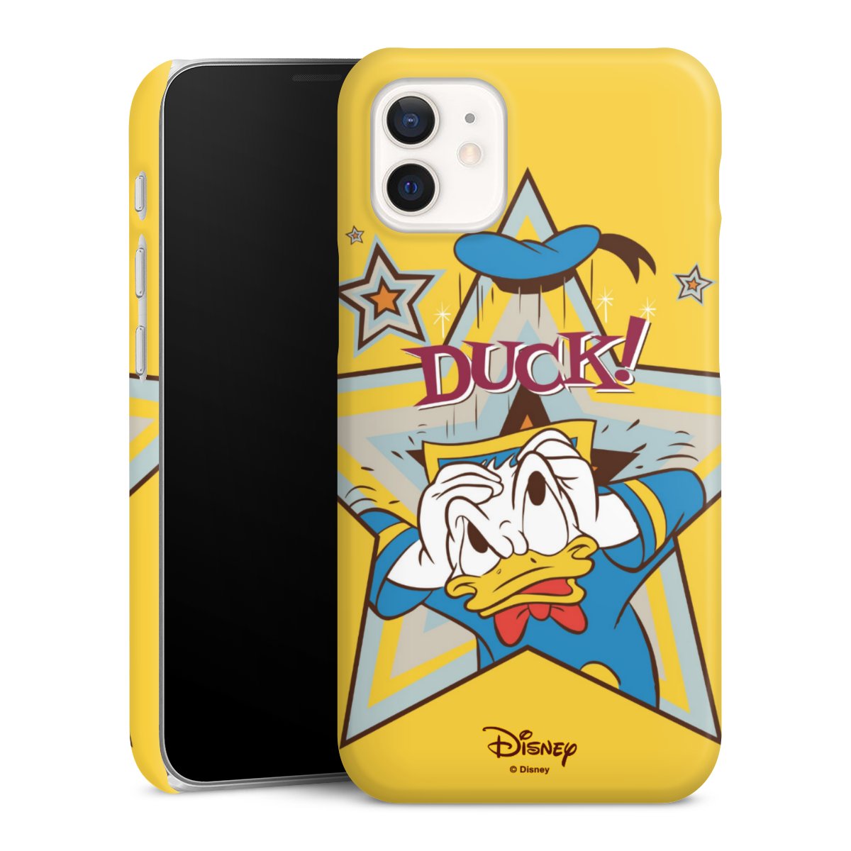 iPhone 12 mini Handy Premium Case Smartphone Handyhülle Schutzhülle glänzend Official Licensed Product Donald Duck Disney Premium Case