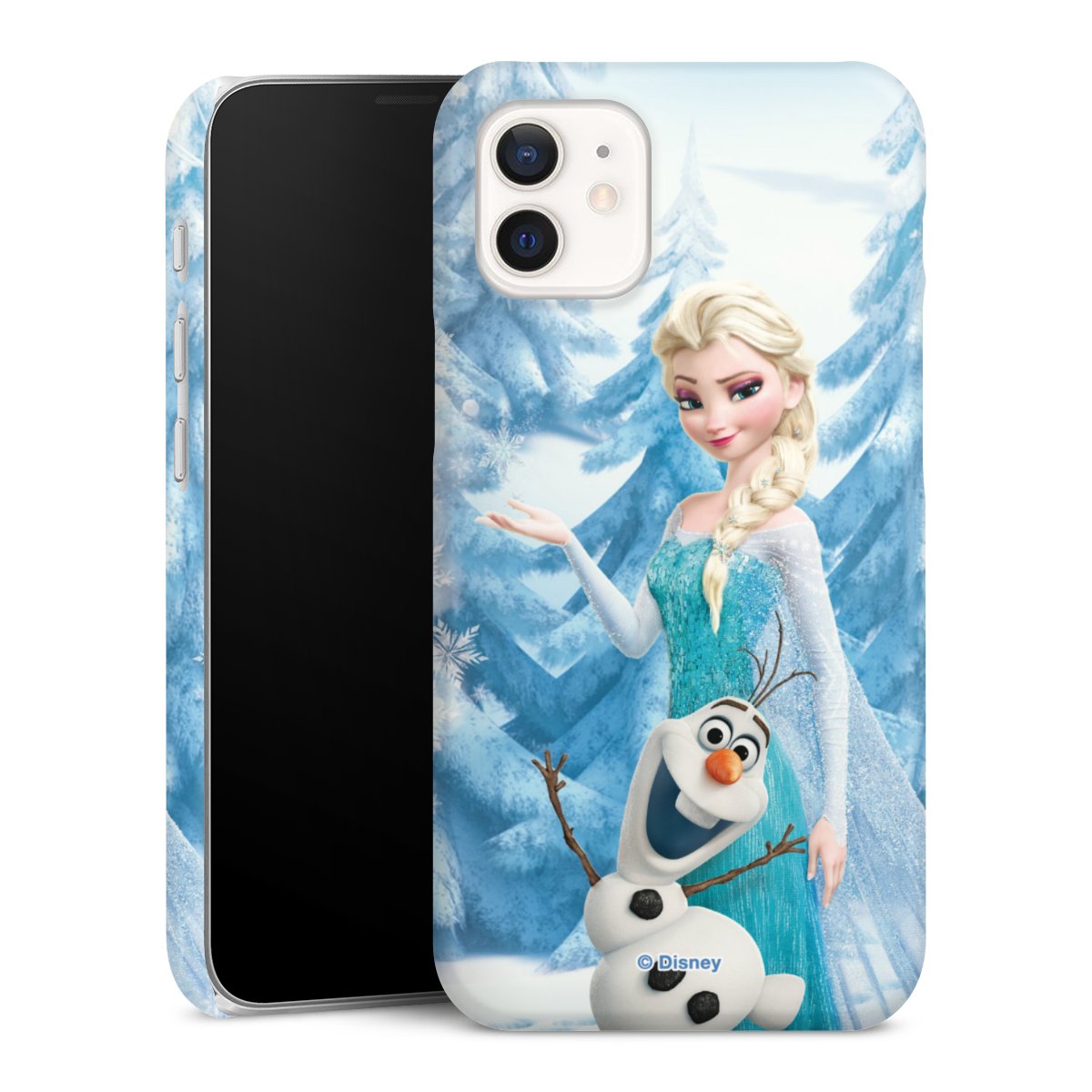 iPhone 12 mini Handy Premium Case Smartphone Handyhülle Schutzhülle glänzend Official Licensed Product Frozen Elsa Disney Premium Case