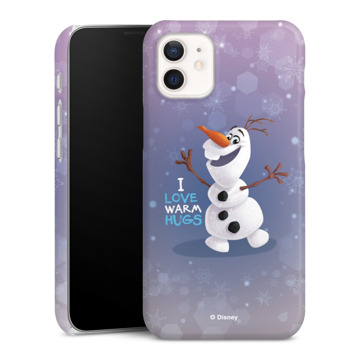 iPhone 12 mini Handy Premium Case Smartphone Handyhülle Schutzhülle glänzend Frozen Frozen Olaf Official Licensed Product Premium Case