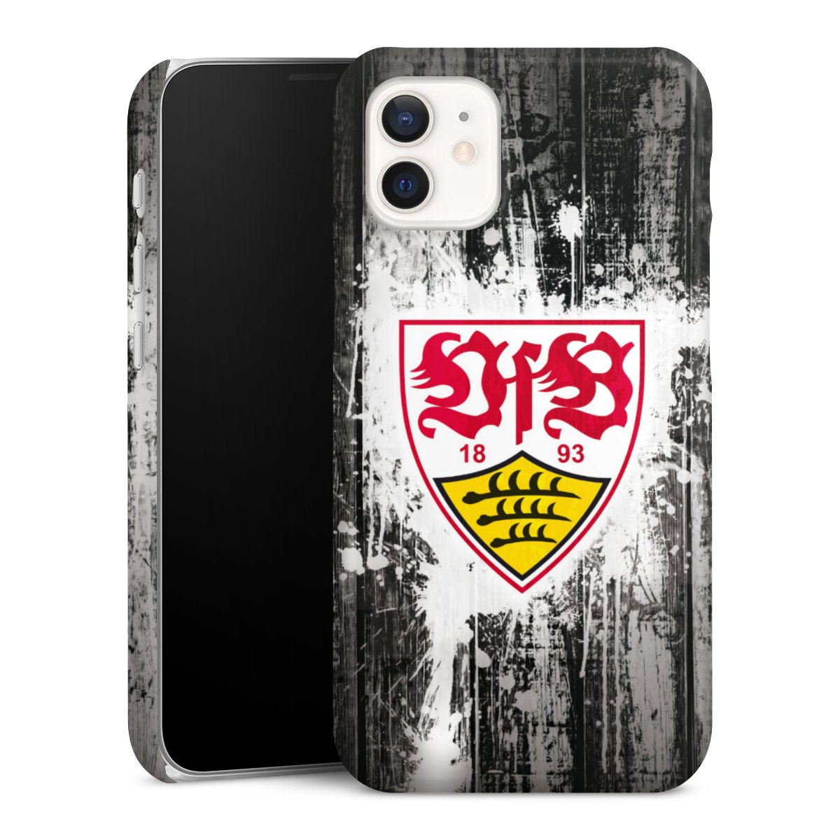 iPhone 12 mini Handy Premium Case Smartphone Handyhülle Schutzhülle glänzend Vfb Stuttgart Official Licensed Product Premium Case