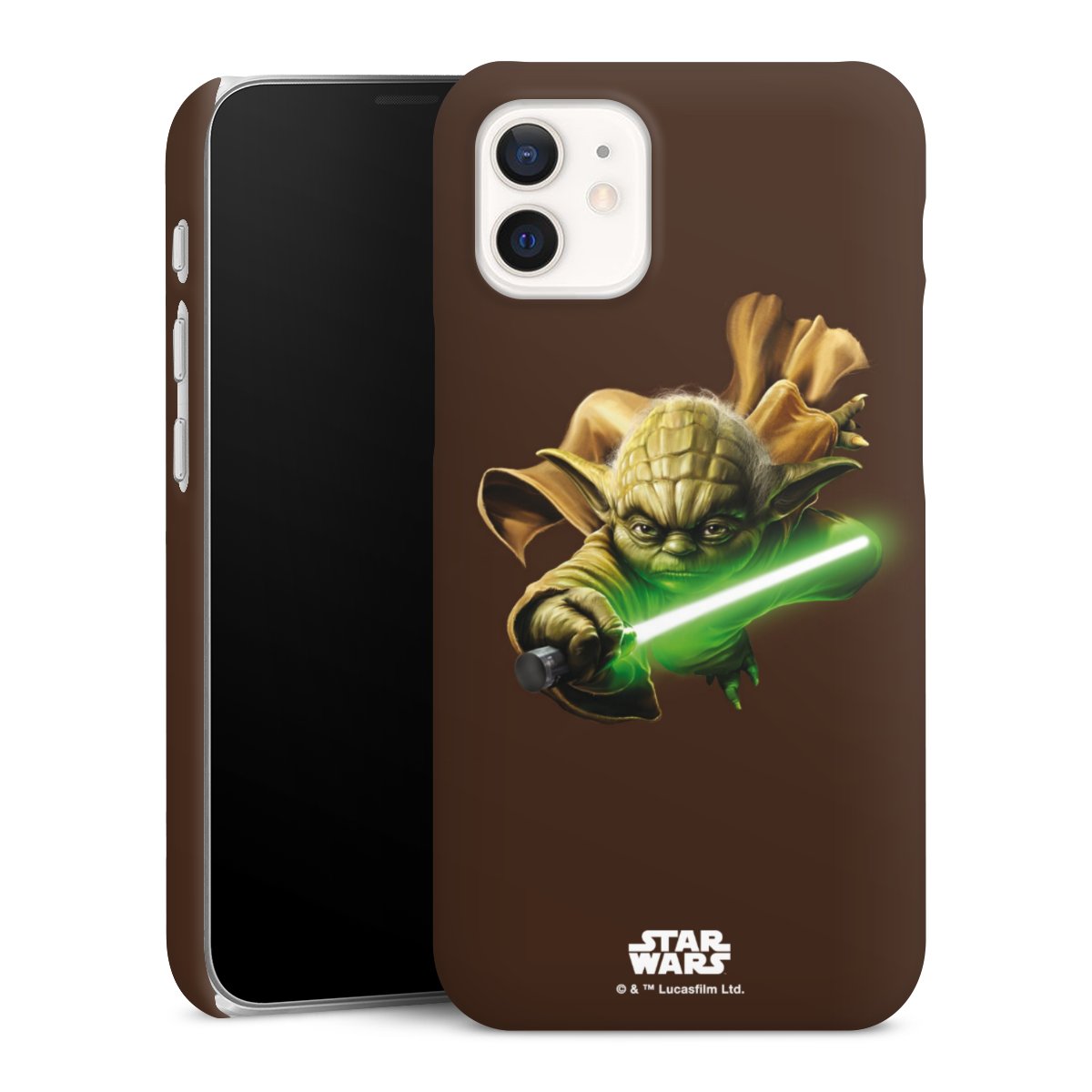 iPhone 12 mini Handy Premium Case Smartphone Handyhülle Schutzhülle matt Yoda Merchandise Star Wars Premium Case