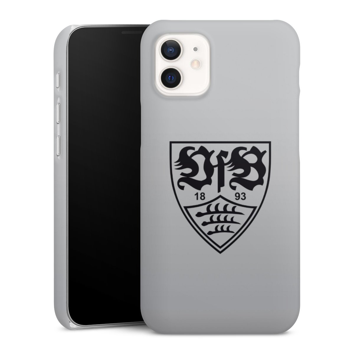 iPhone 12 mini Handy Premium Case Smartphone Handyhülle Schutzhülle matt Logo Vfb Stuttgart Official Licensed Product Premium Case