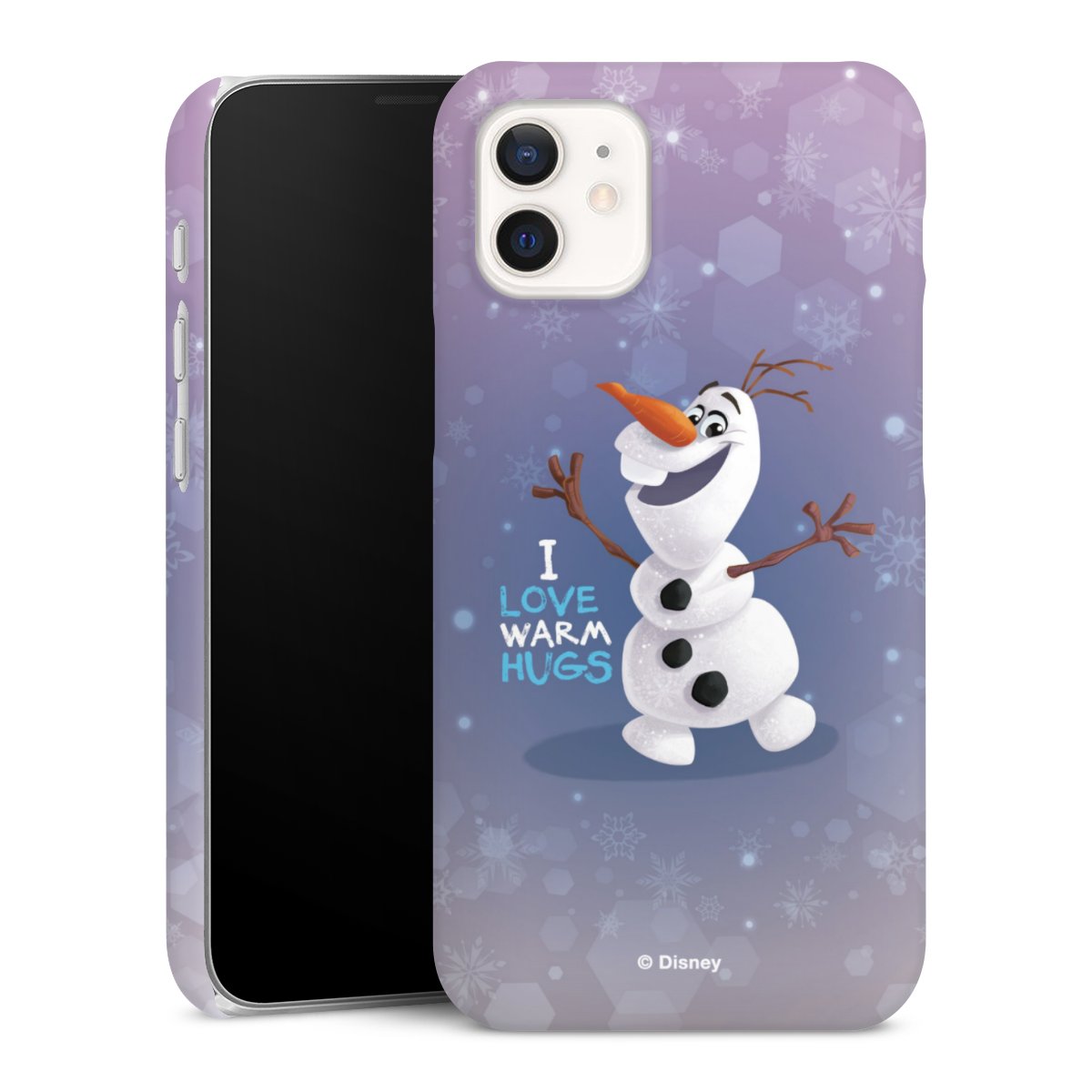 iPhone 12 mini Handy Premium Case Smartphone Handyhülle Schutzhülle matt Frozen Frozen Olaf Official Licensed Product Premium Case