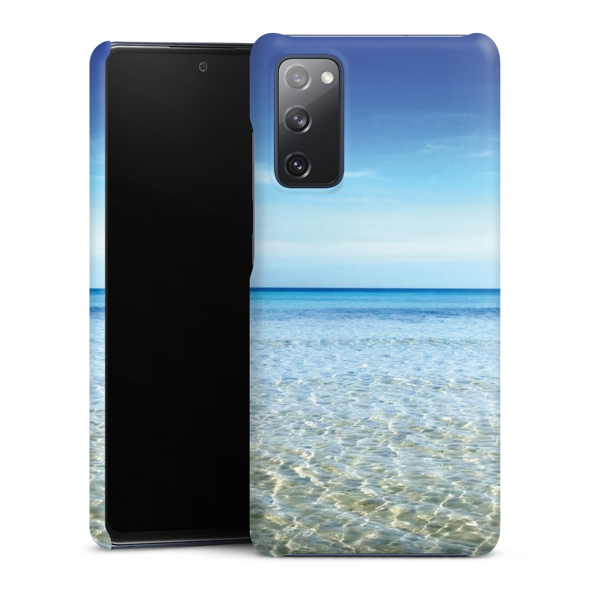 Galaxy S20 FE Handy Premium Case Smartphone Handyhülle Schutzhülle matt Urlaub Sky Ocean Premium Case