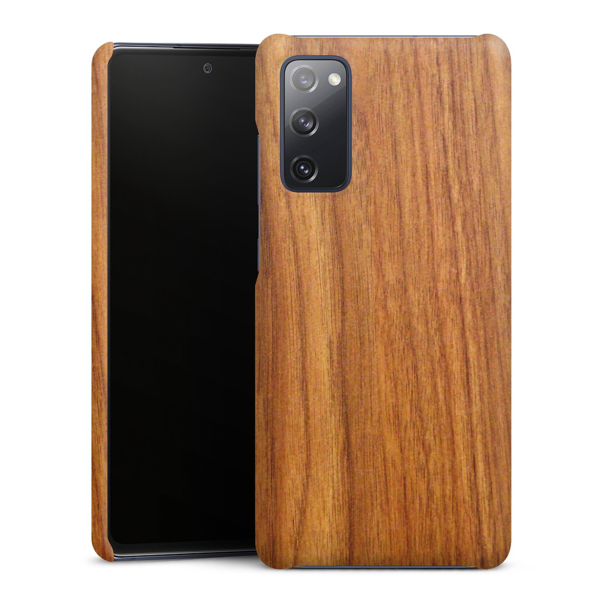 Galaxy S20 FE Handy Premium Case Smartphone Handyhülle Schutzhülle matt Wood Larch Wooden Look Premium Case