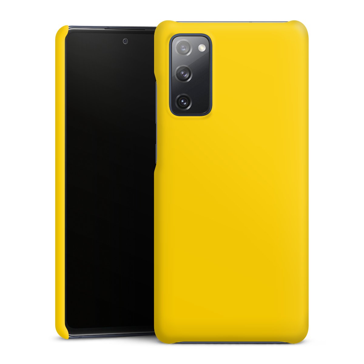 Galaxy S20 FE Handy Premium Case Smartphone Handyhülle Schutzhülle matt Yellow Unicoloured Colour Premium Case