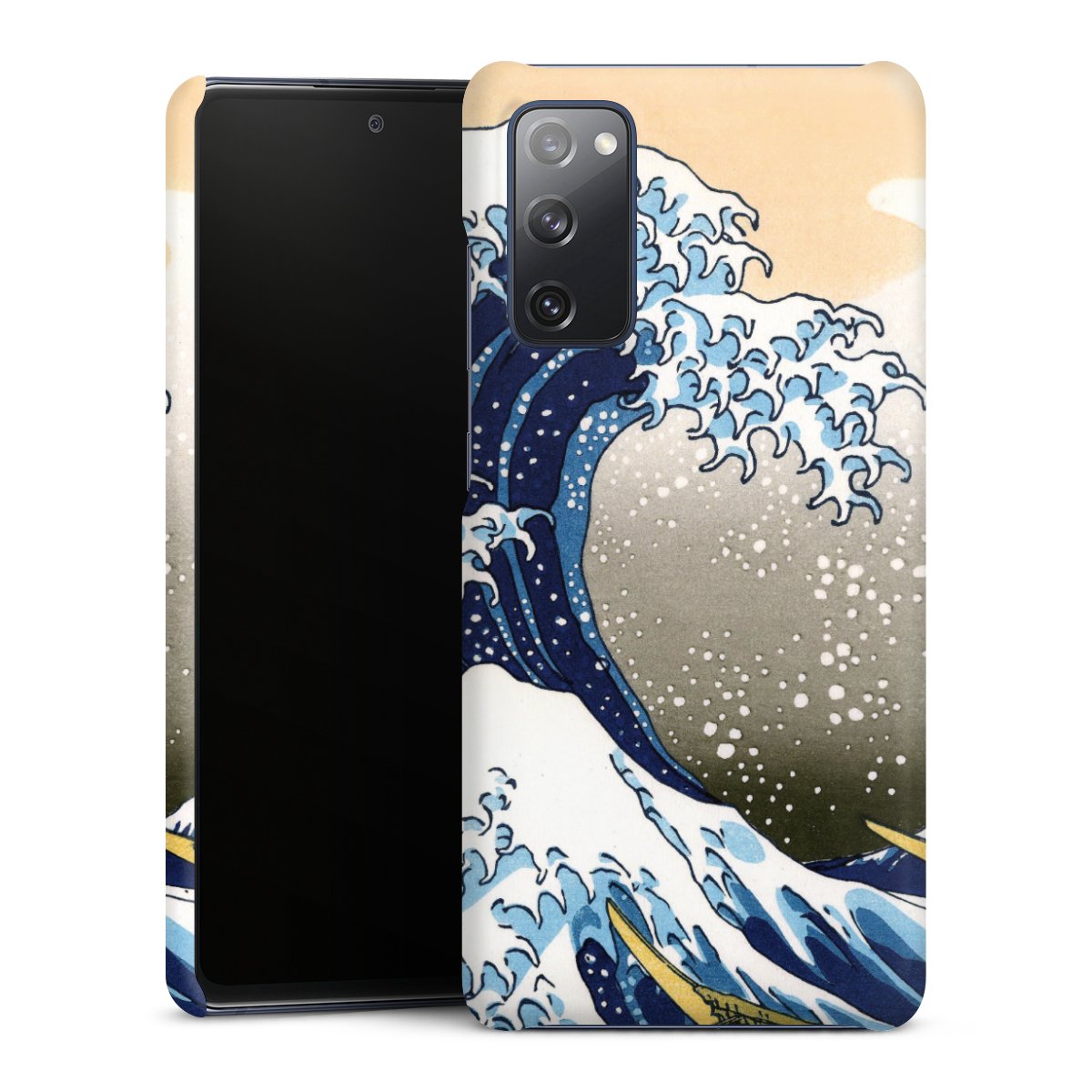 Galaxy S20 FE Handy Premium Case Smartphone Handyhülle Schutzhülle matt Kunst Katsushika Hokusai Die Große Welle Vor Kanagawa Premium Case