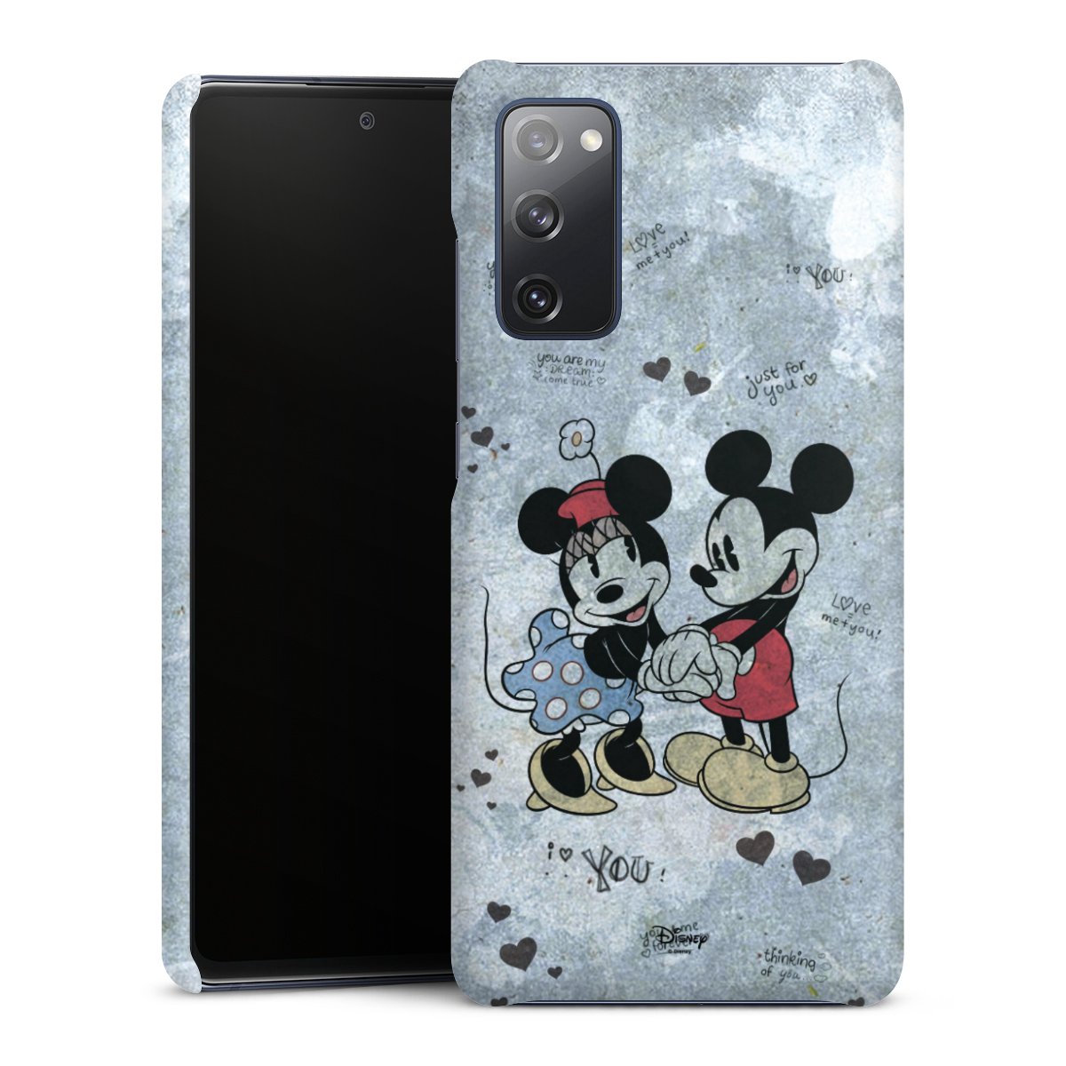 Galaxy S20 FE Handy Premium Case Smartphone Handyhülle Schutzhülle matt Mickey & Minnie Mouse Vintage Disney Premium Case