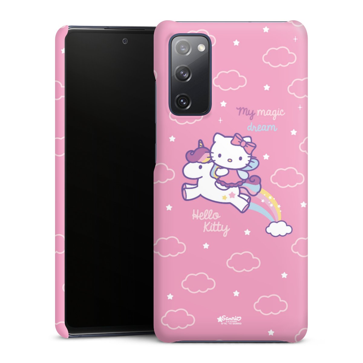 Galaxy S20 FE Handy Premium Case Smartphone Handyhülle Schutzhülle matt Einhorn Official Licensed Product Hello Kitty Premium Case