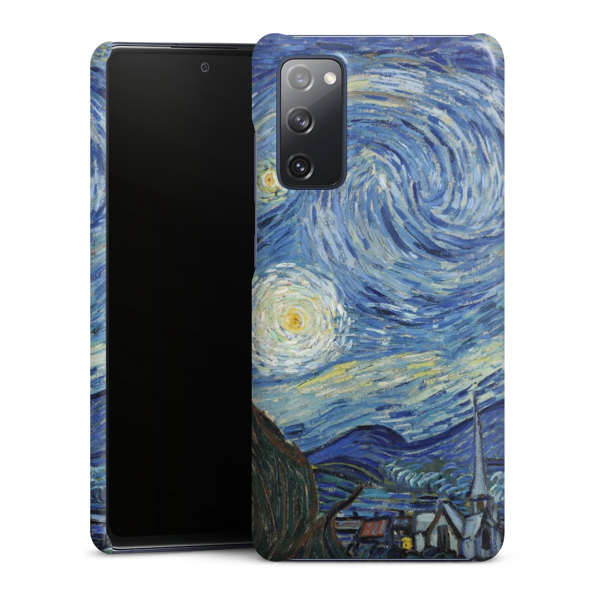 Galaxy S20 FE Handy Premium Case Smartphone Handyhülle Schutzhülle glänzend The Starry Night Kunst Vincent Van Gogh Premium Case