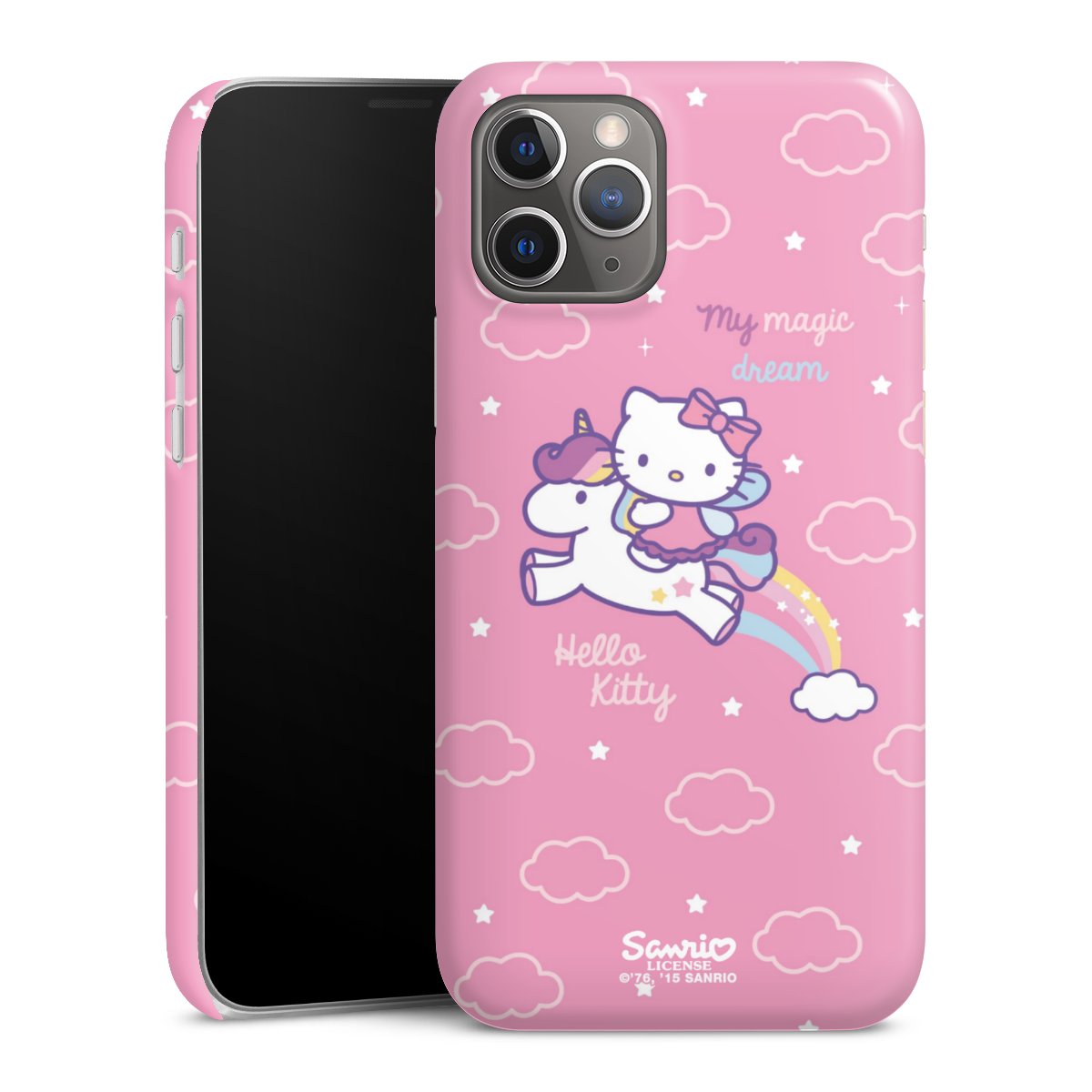 iPhone 12 Pro Handy Premium Case Smartphone Handyhülle Schutzhülle glänzend Einhorn Official Licensed Product Hello Kitty Premium Case