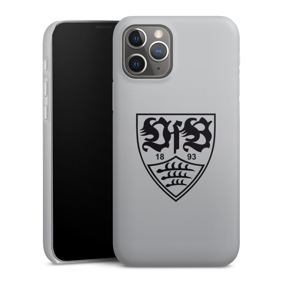 iPhone 12 Pro Handy Premium Case Smartphone Handyhülle Schutzhülle matt Logo Vfb Stuttgart Official Licensed Product Premium Case