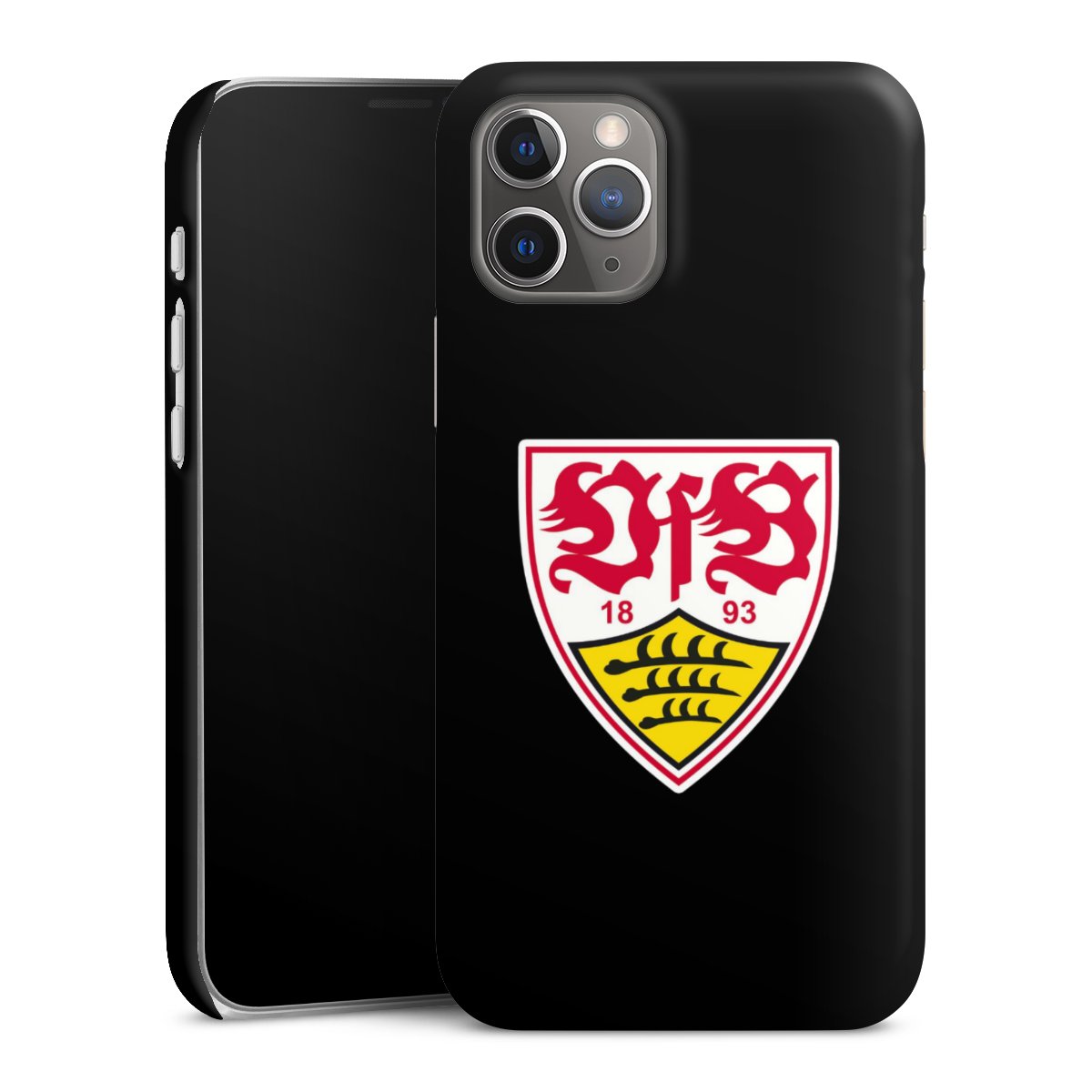 iPhone 12 Pro Handy Premium Case Smartphone Handyhülle Schutzhülle matt Vfb Stuttgart Official Licensed Product Coat Of Arms Premium Case